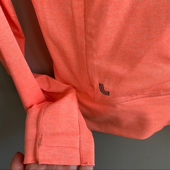 Lole Essential Zip Up Running Jacket Coral Orange Size Medium - Picture 11 of 12